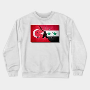 Pray for Turkey and Syria Crewneck Sweatshirt